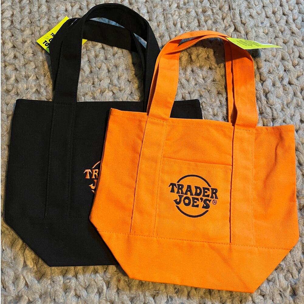 Trader joes mini halloween tote set of two